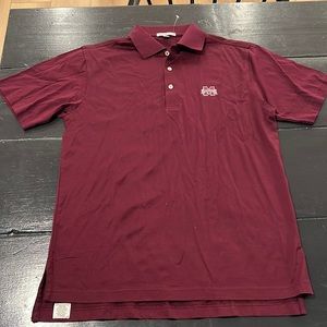 Peter Millar Mississippi state men’s golf shirt